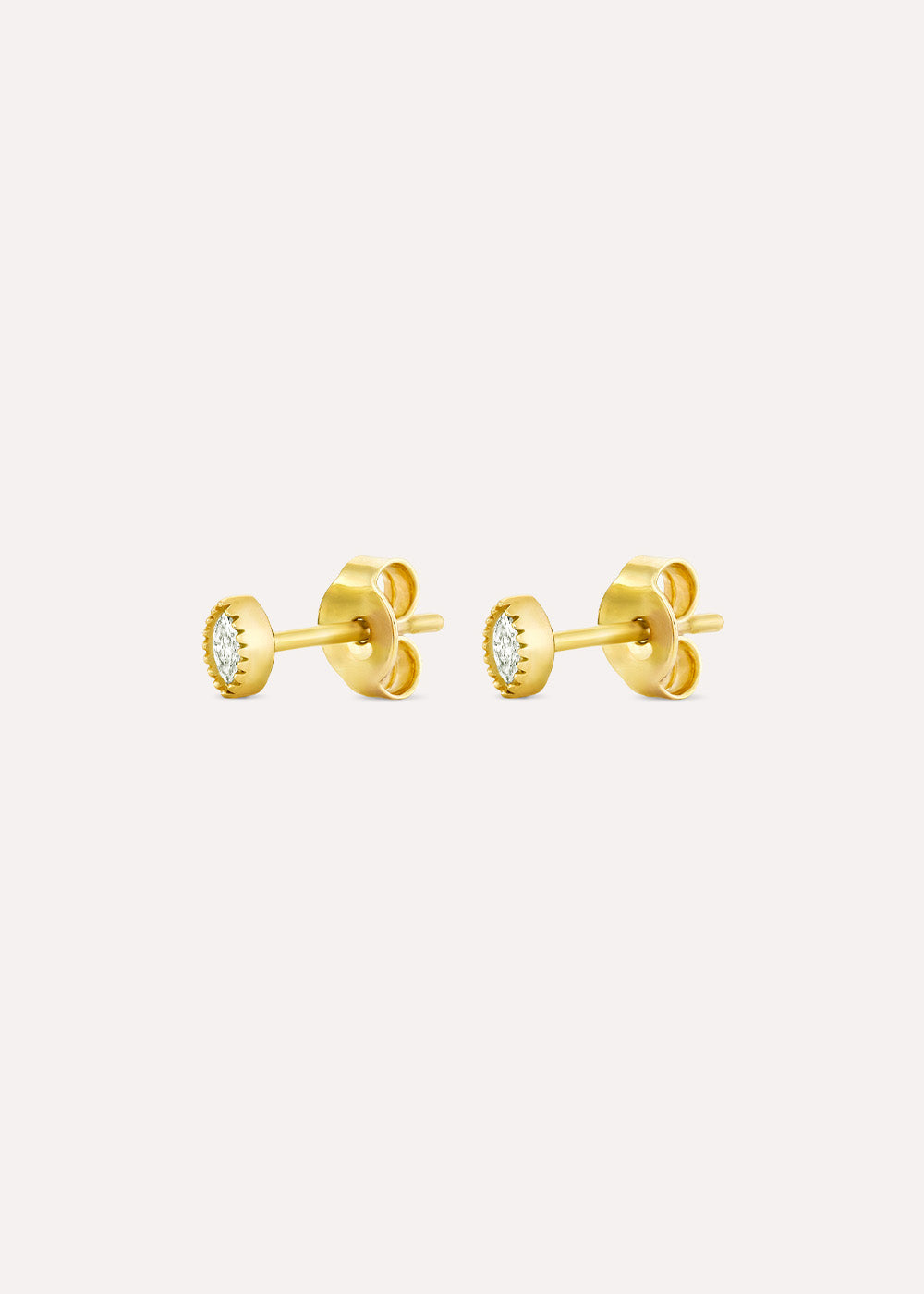 Jasmine Mini Lab-Grown Marquise Diamond Stud Earrings