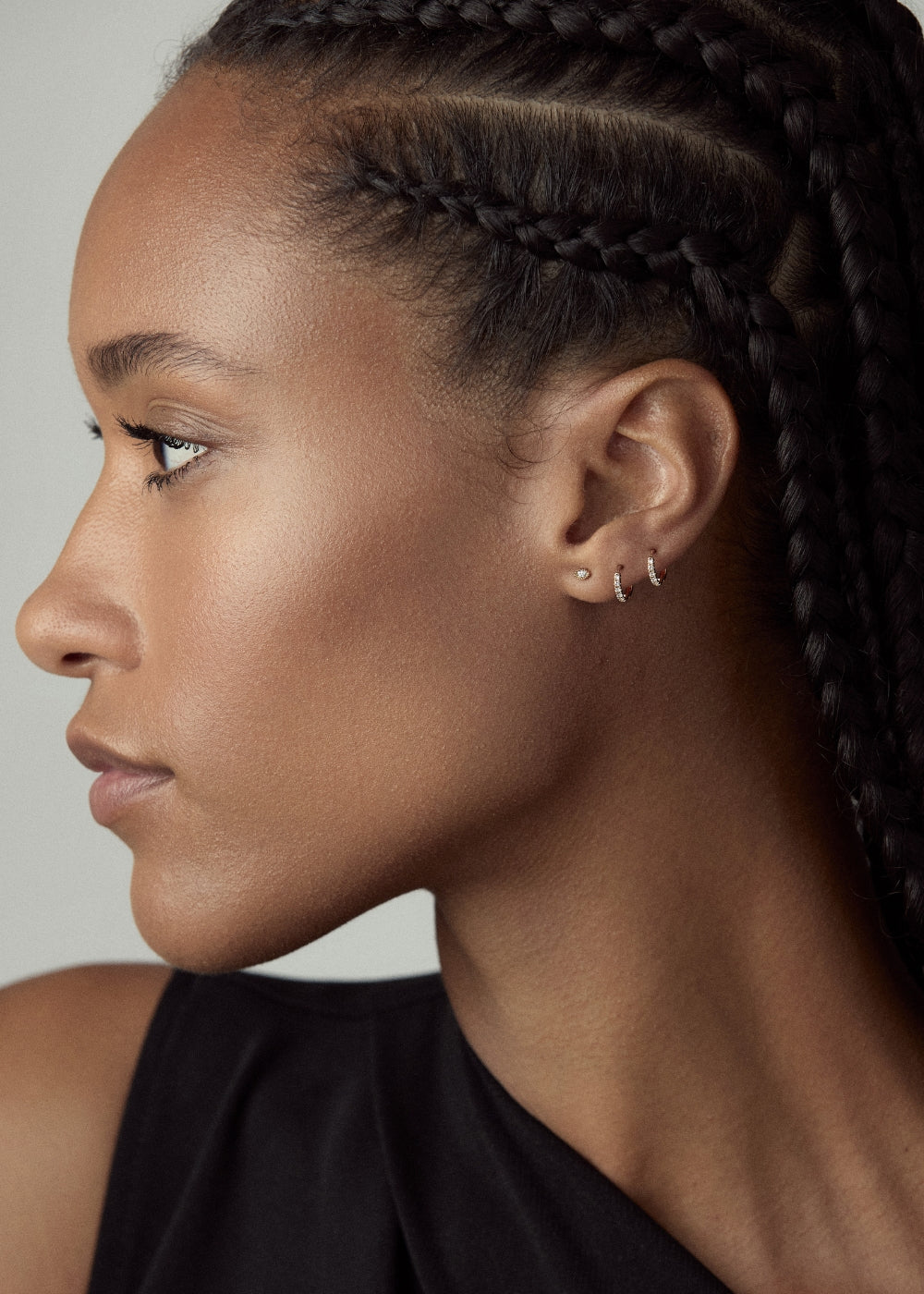 Jasmine Mini Lab-Grown Marquise Diamond Stud Earrings