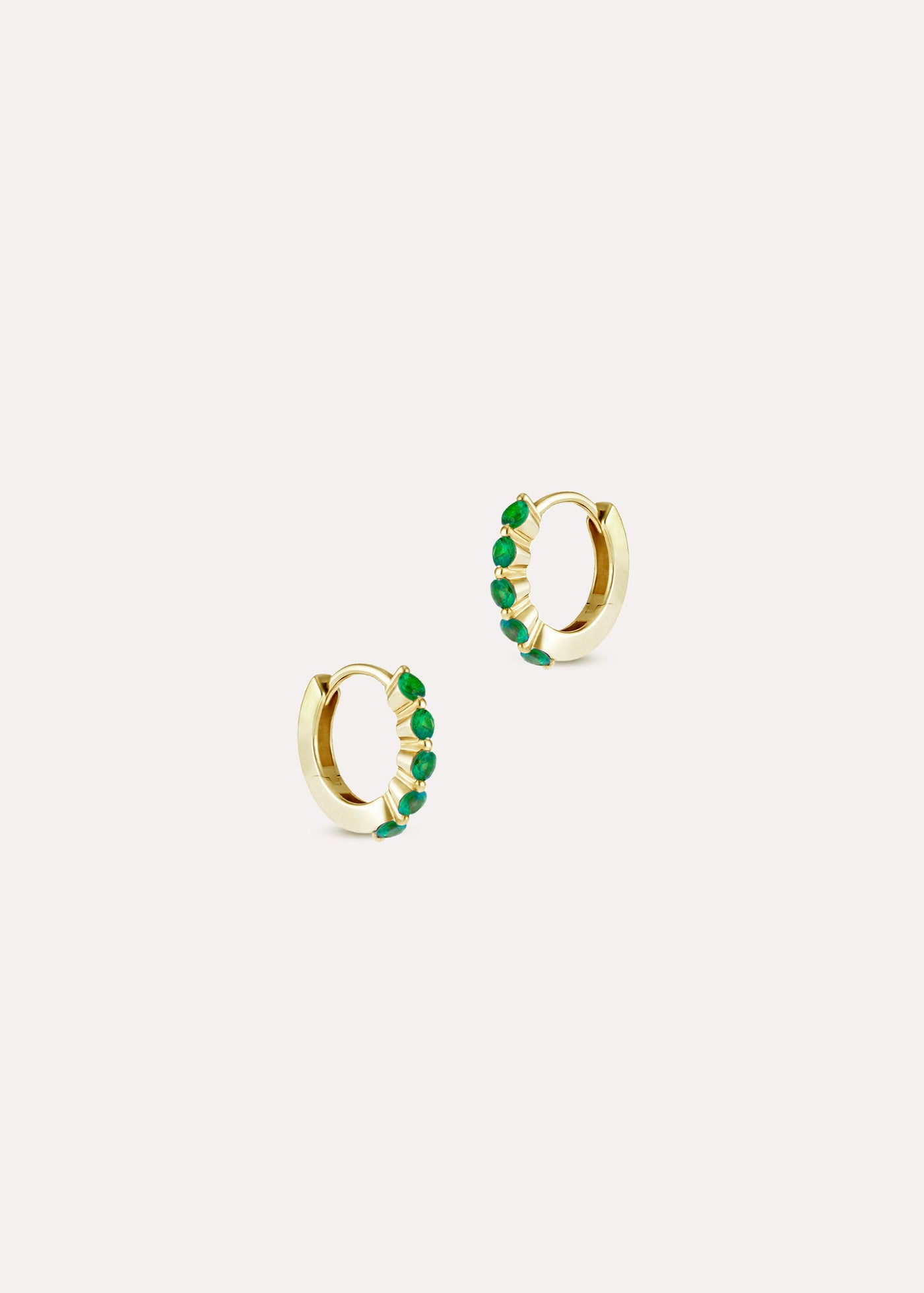 Shuga Mini Tsavorite Huggie Hoop Earrings