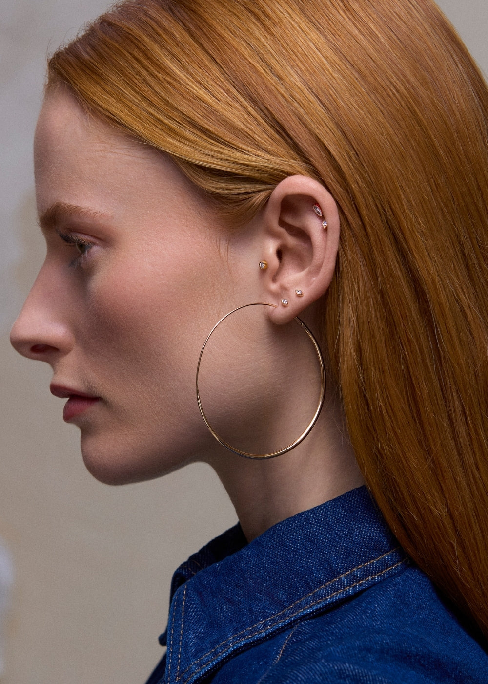 Queenie Statement Hoop Earrings