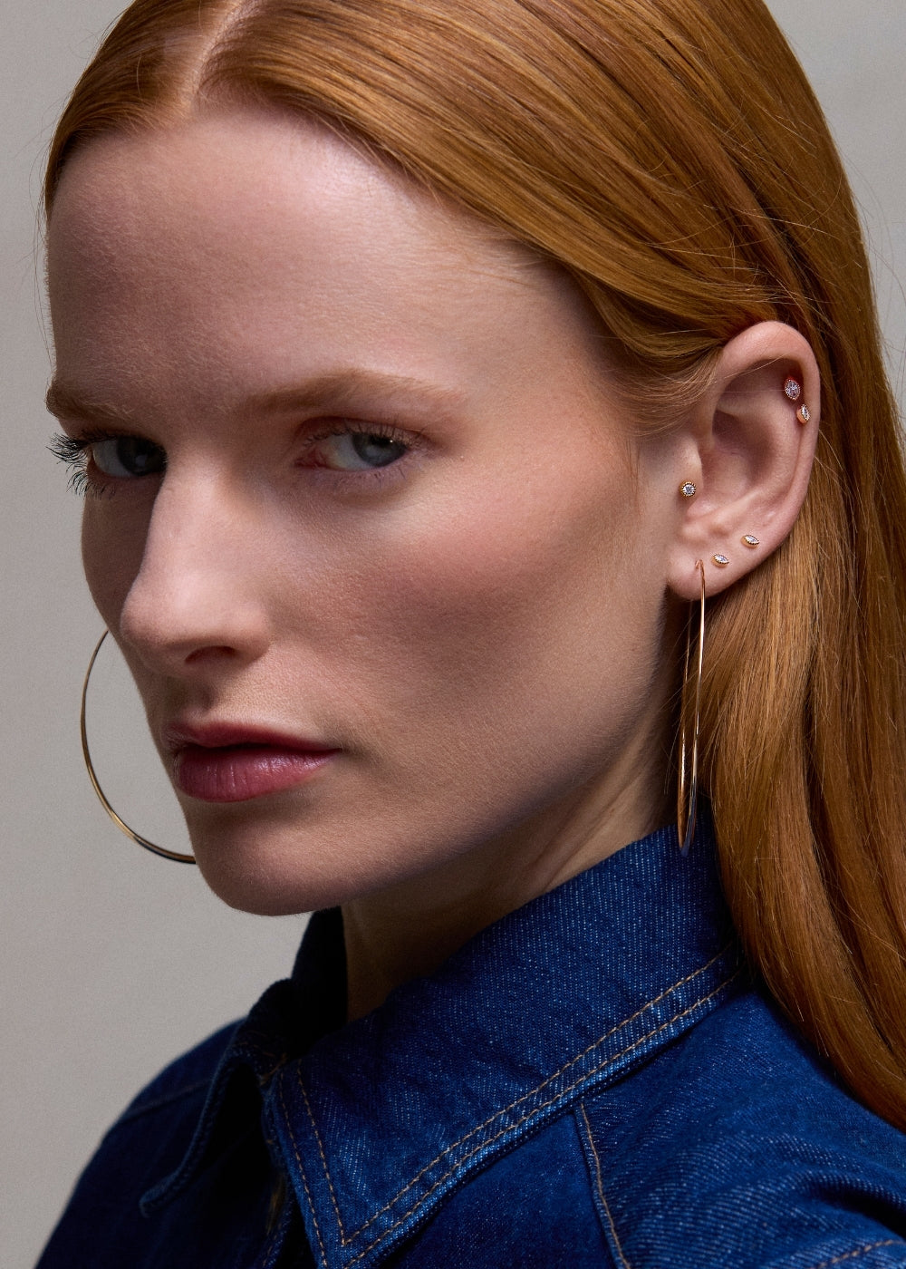 Queenie Statement Hoop Earrings