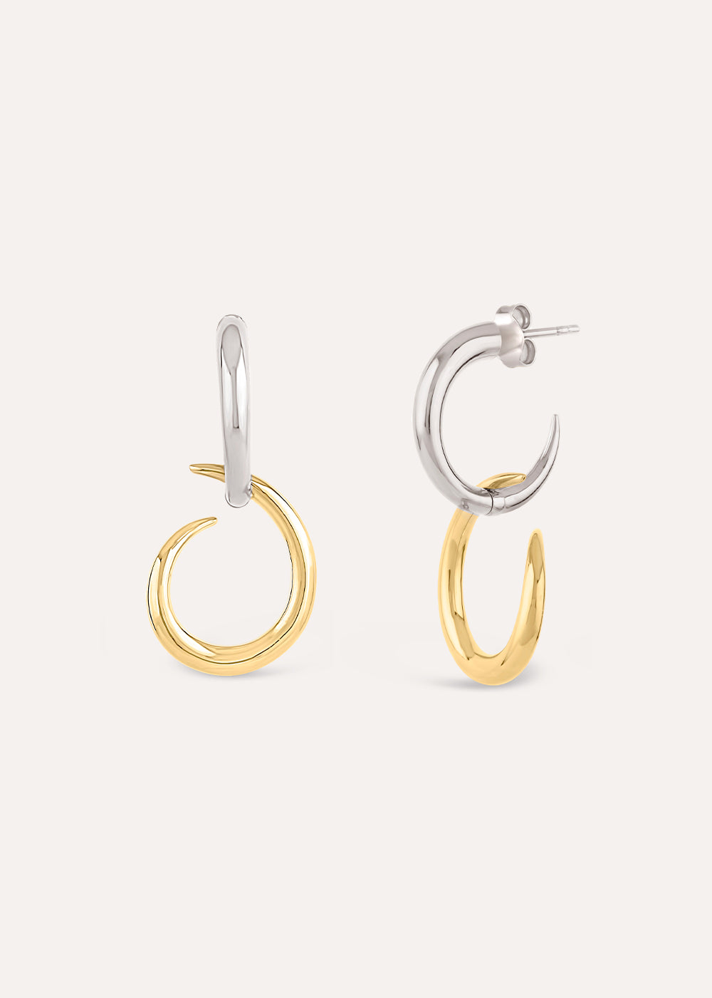 Toro Drop Hoop Earrings