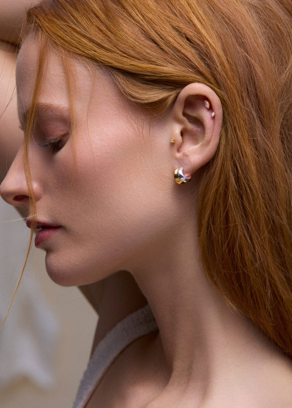 Iceni Double Hoop Earrings