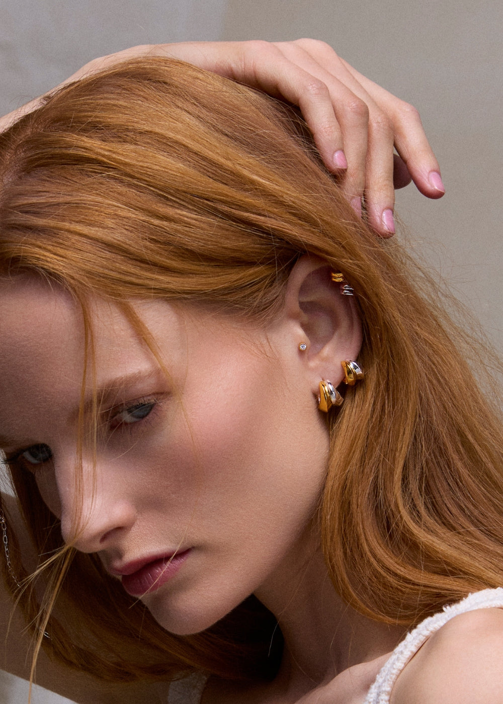 Iceni Double Hoop Earrings