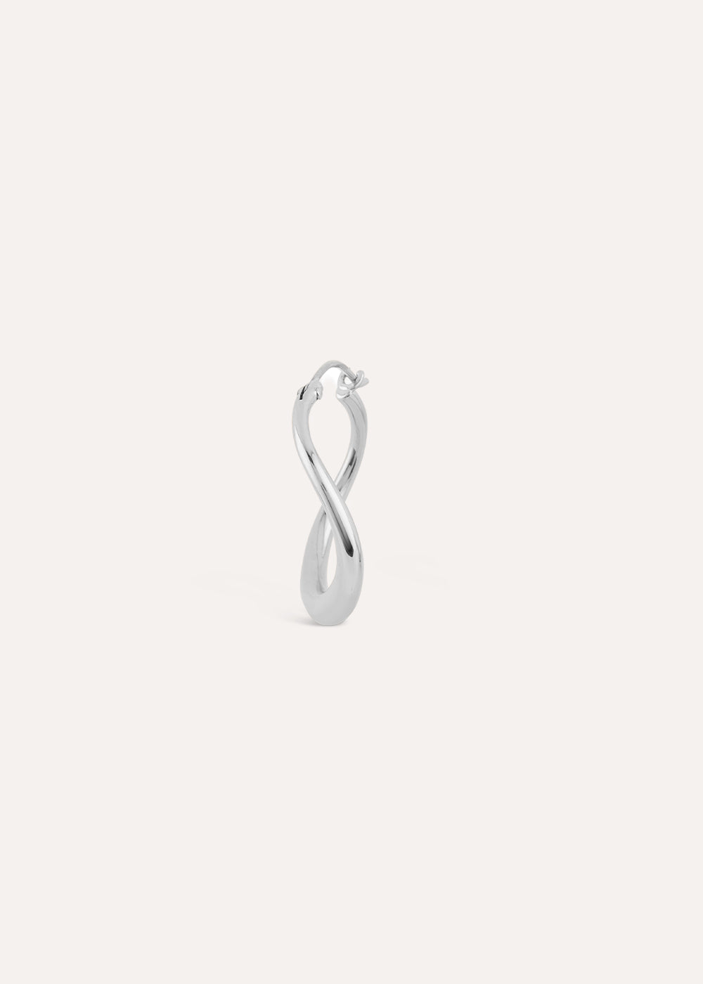 Single Wave Small Hoop Earring