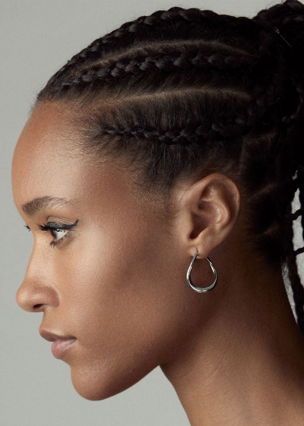 Wave Small Hoop Earrings