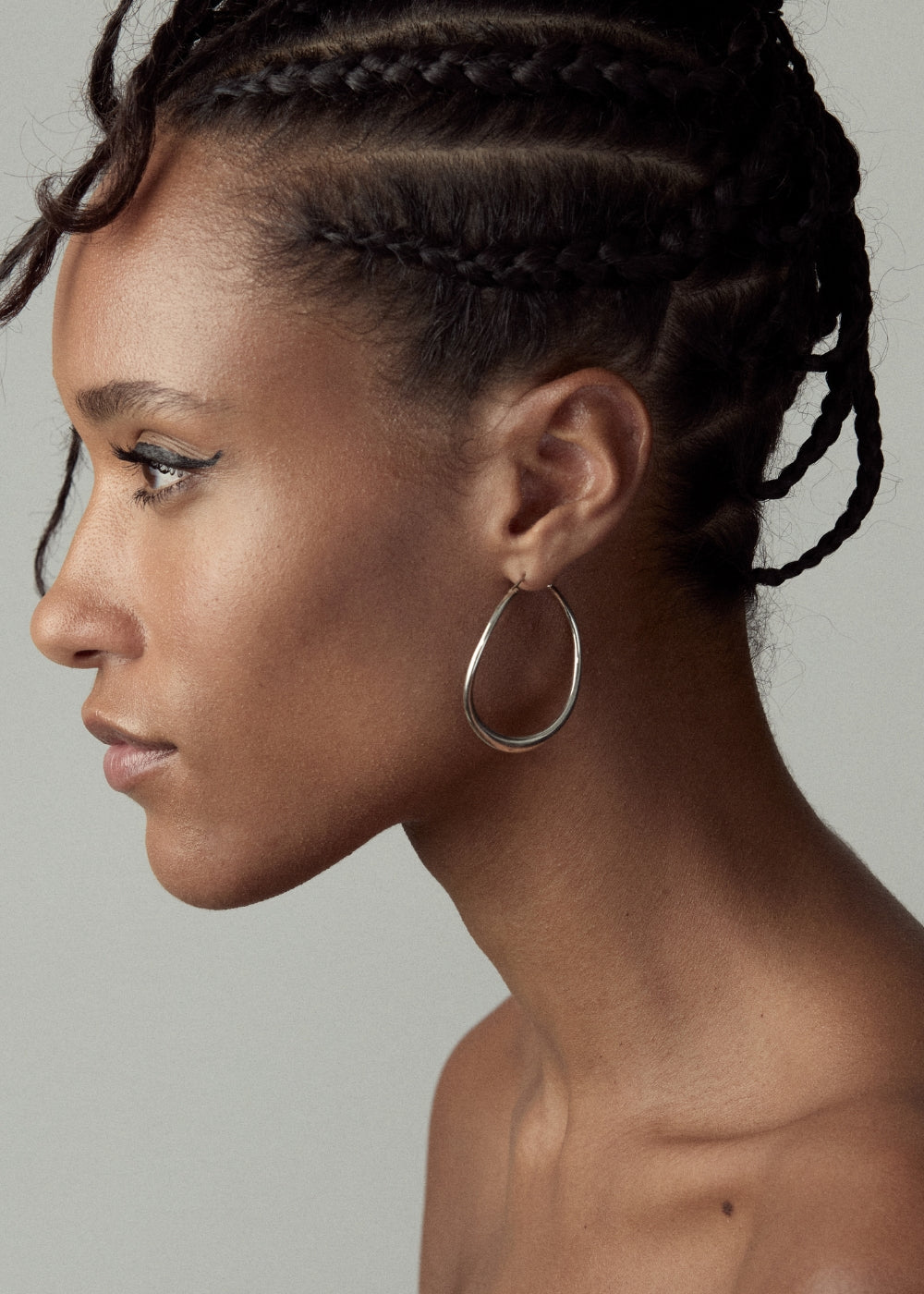 Wave Large Hoop Earrings
