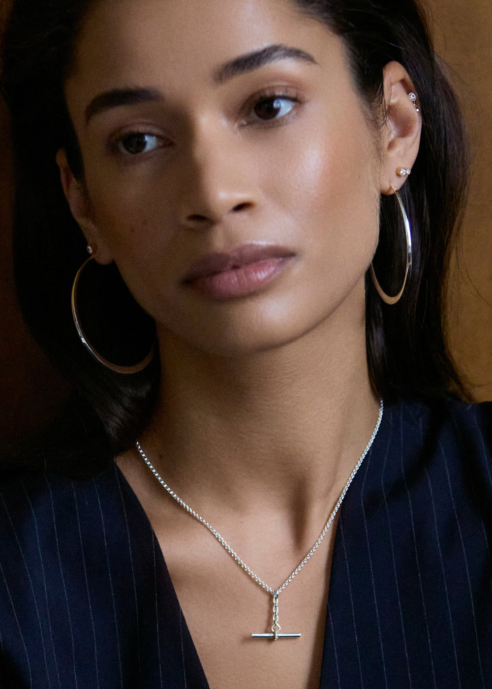 Signature Large Hoop Earrings