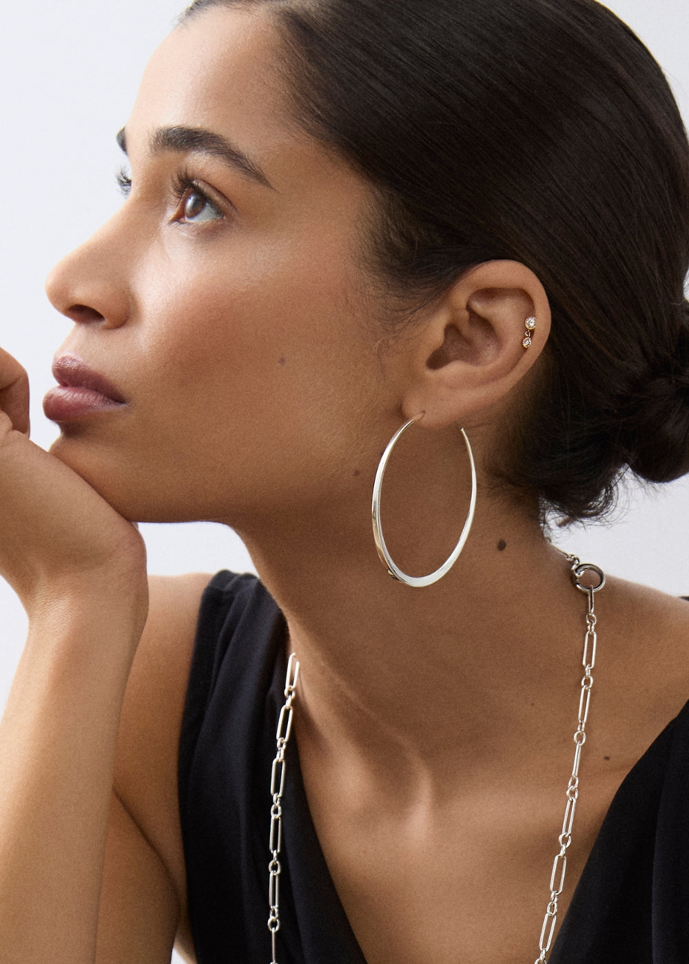 Signature Large Hoop Earrings