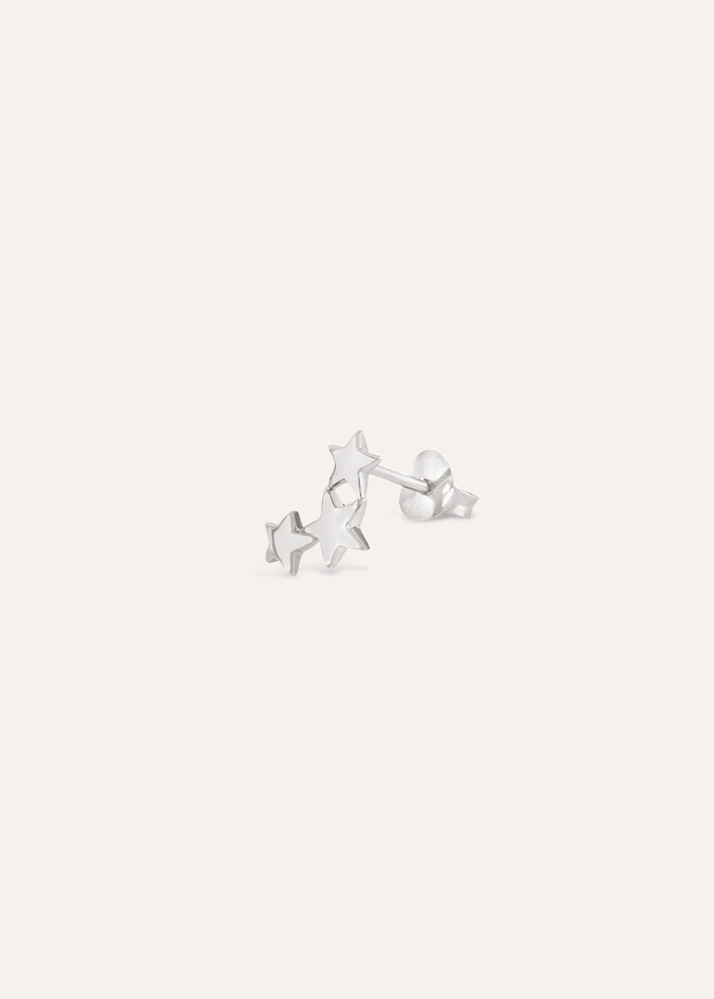 Single Star Trio Stud Earring
