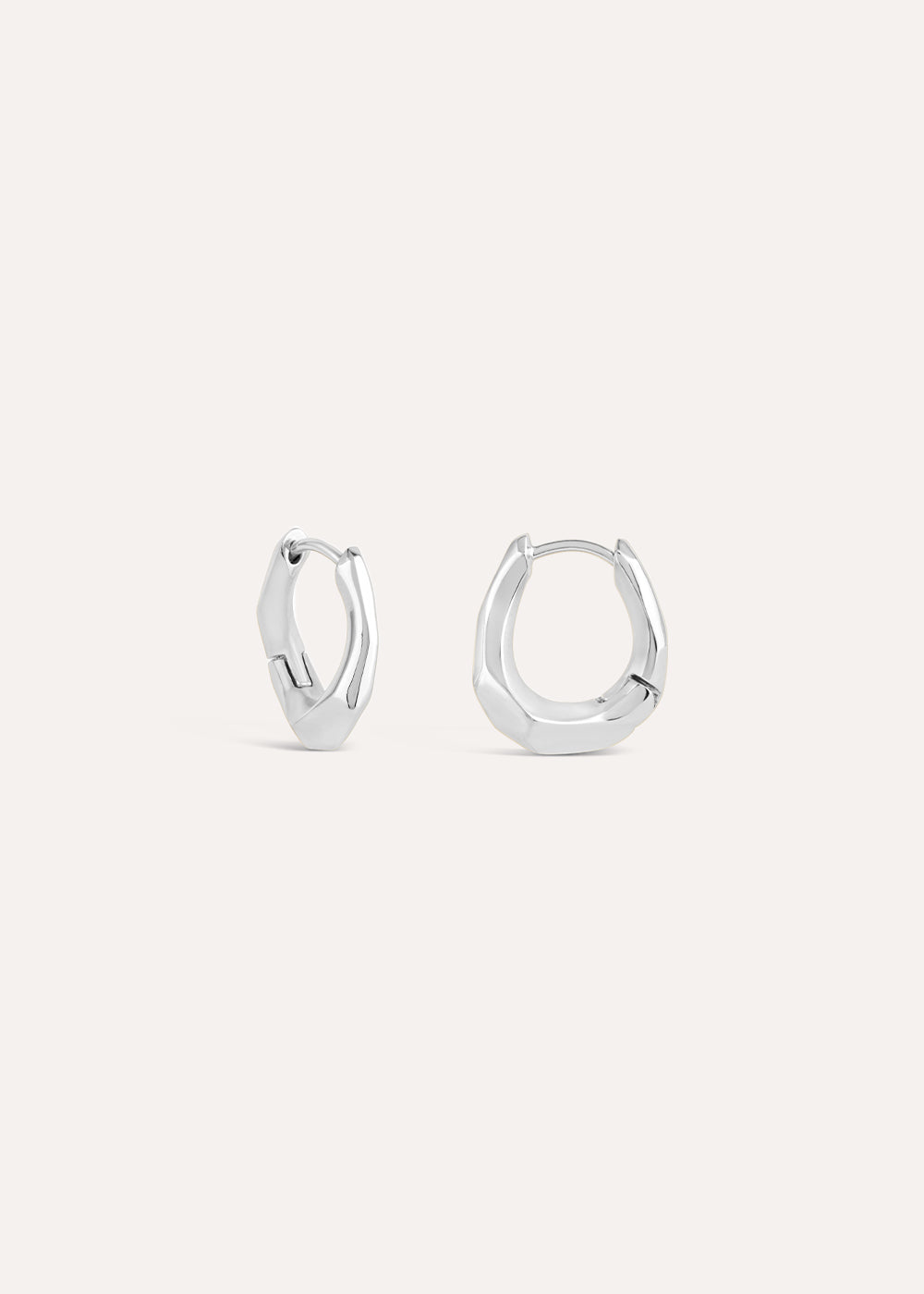 Thalassa Small & Chunky Huggie Hoop Earrings