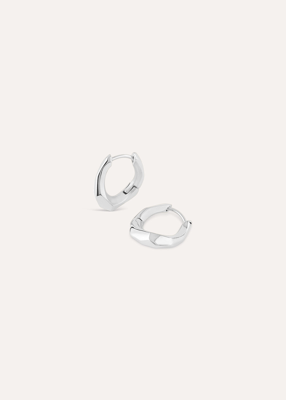 Thalassa Small & Chunky Huggie Hoop Earrings