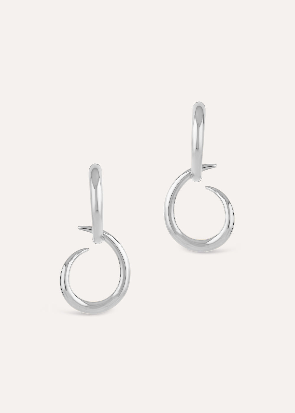 Toro Drop Hoop Earrings