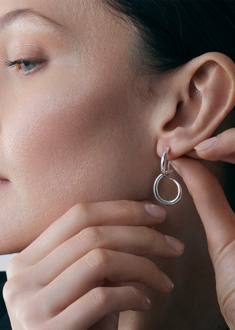 Toro Drop Hoop Earrings