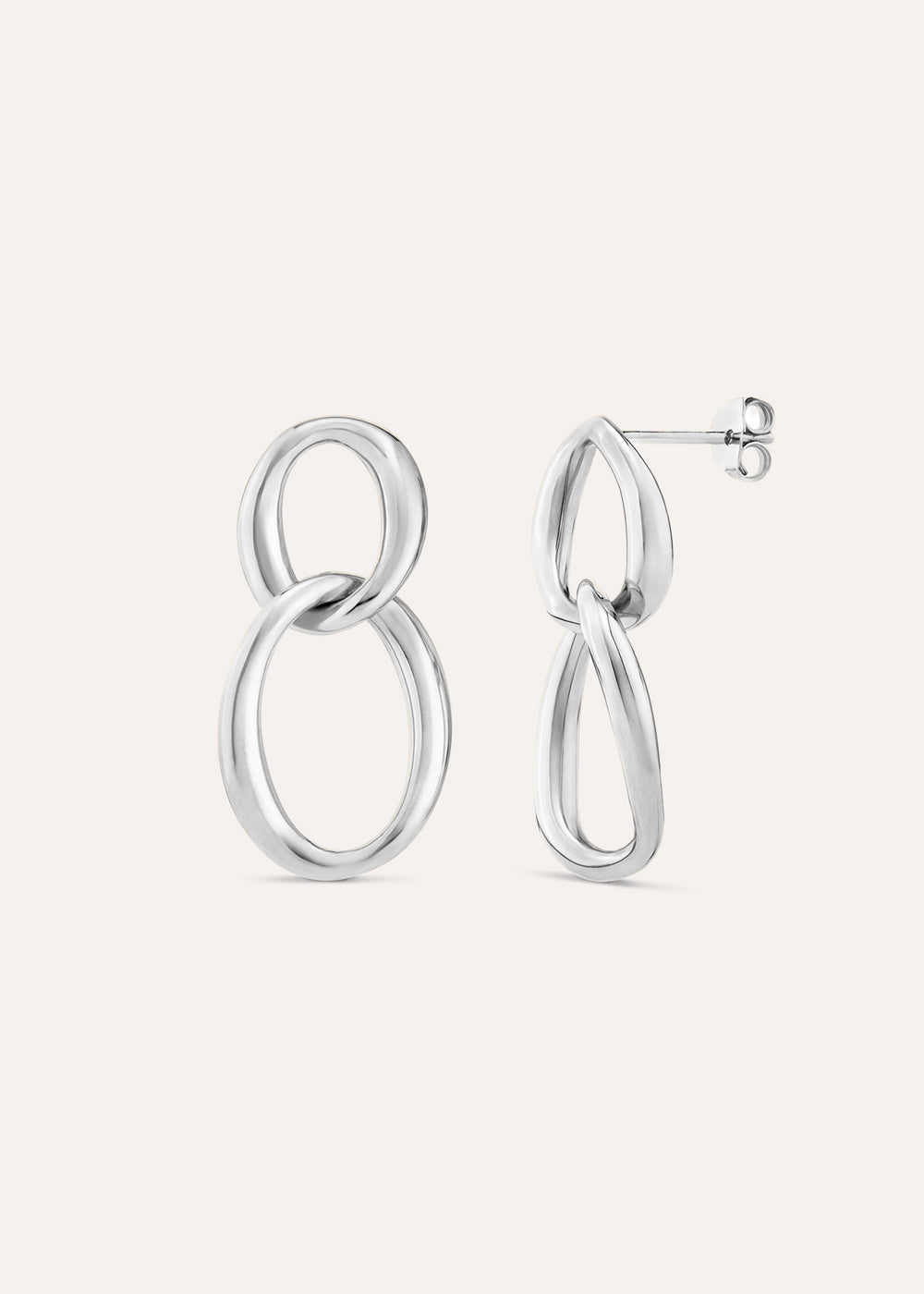Wave Double Drop Earrings