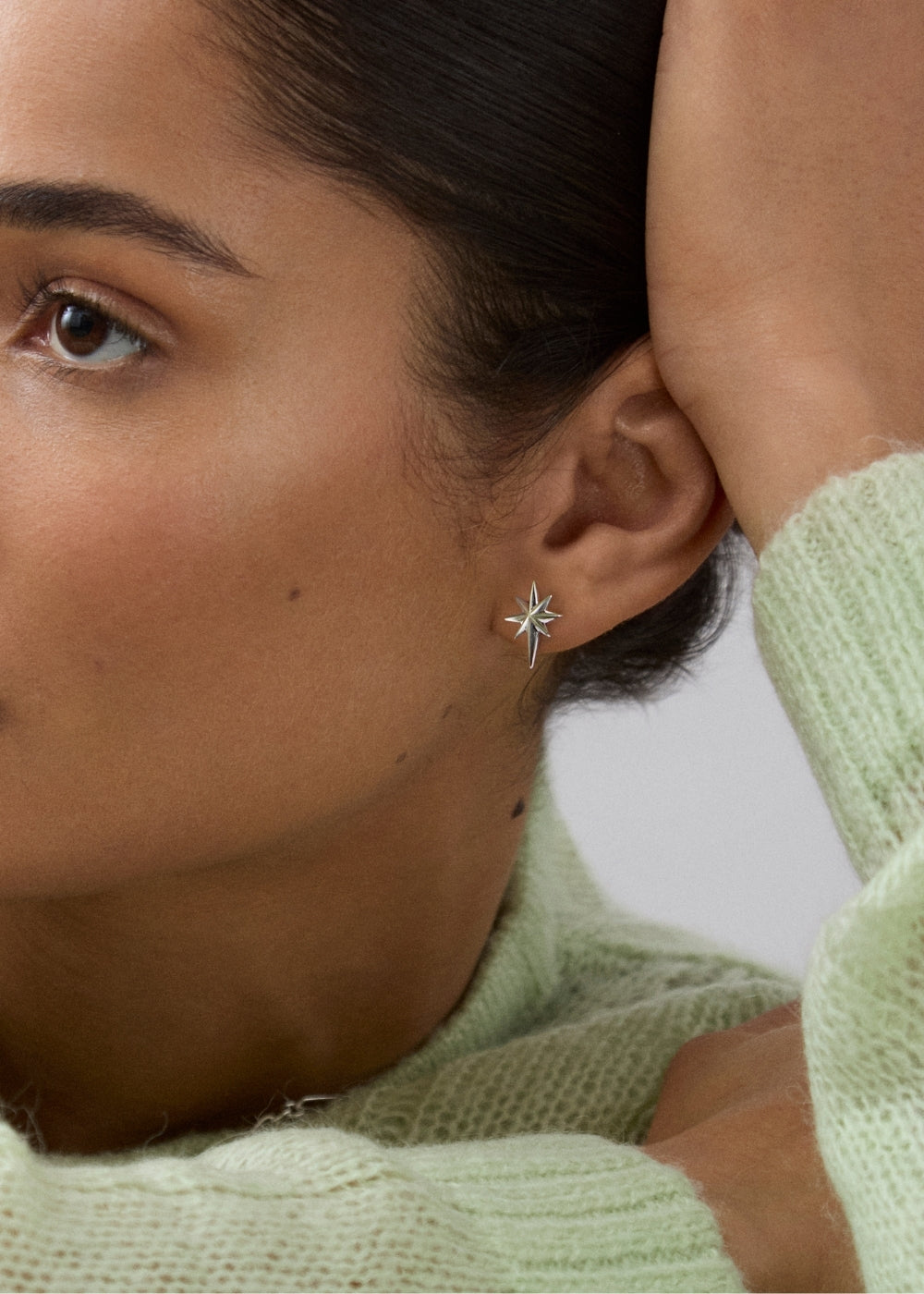 North Star Stud Earrings