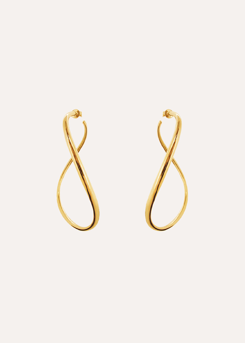 Wave Statement Hoop Earrings