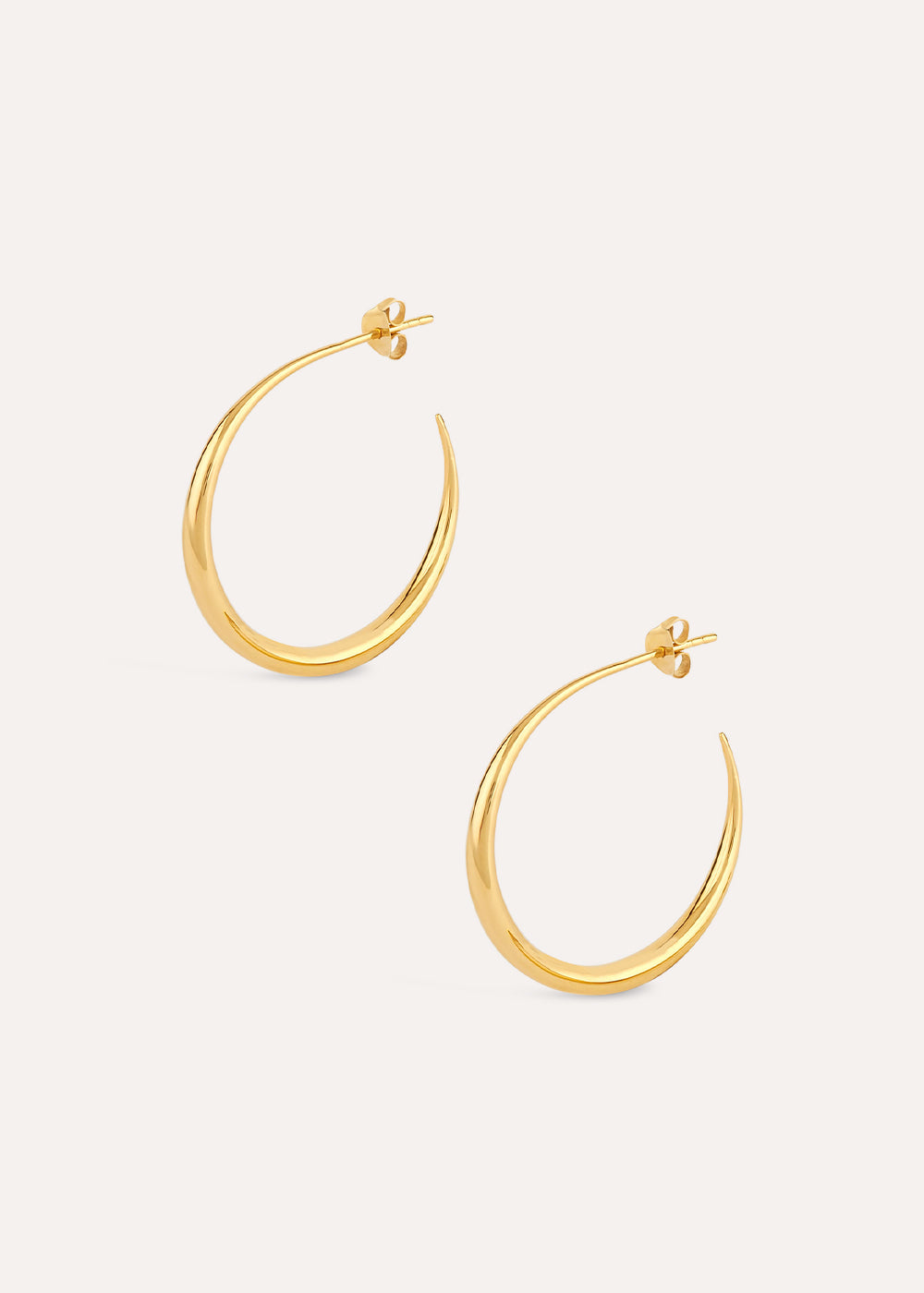 Signature Tapering Hoop Earrings