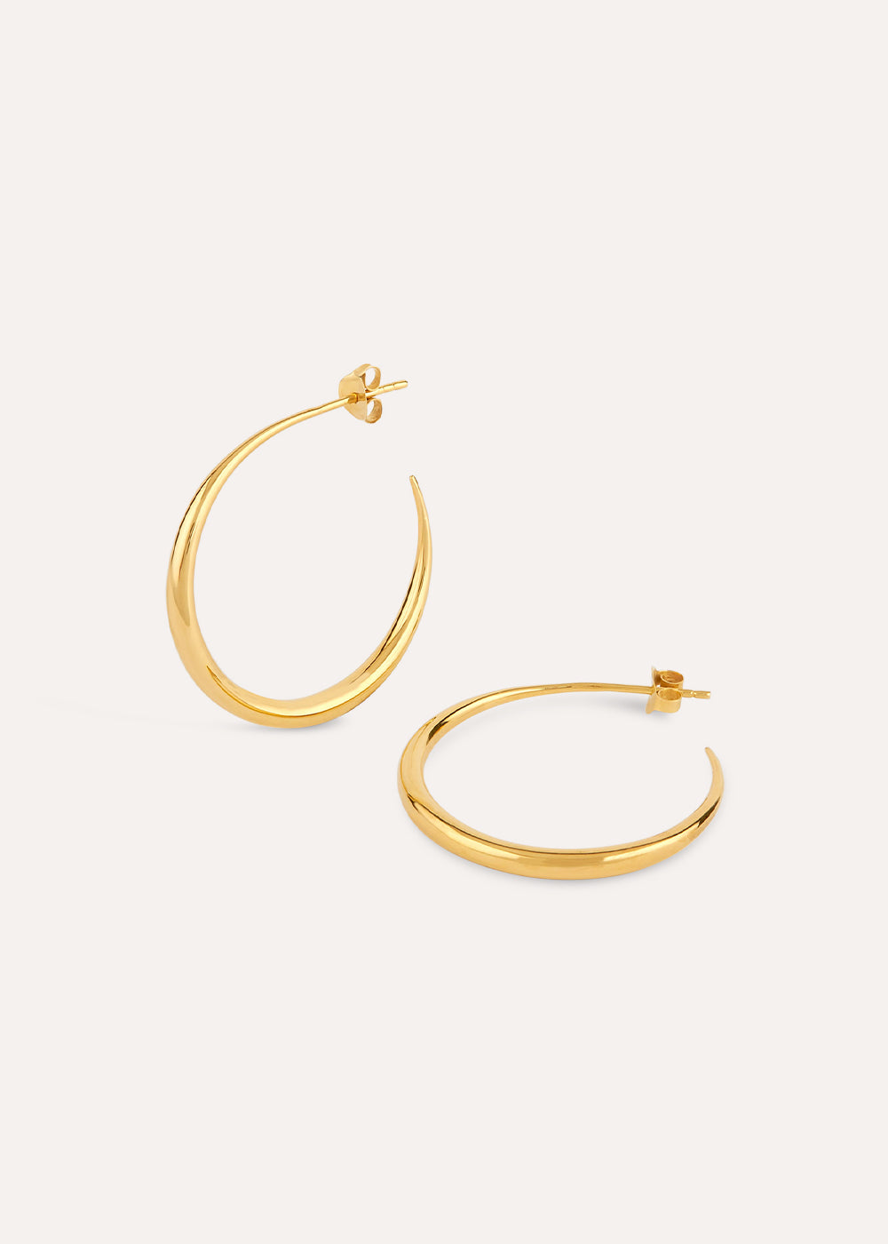 Signature Tapering Hoop Earrings