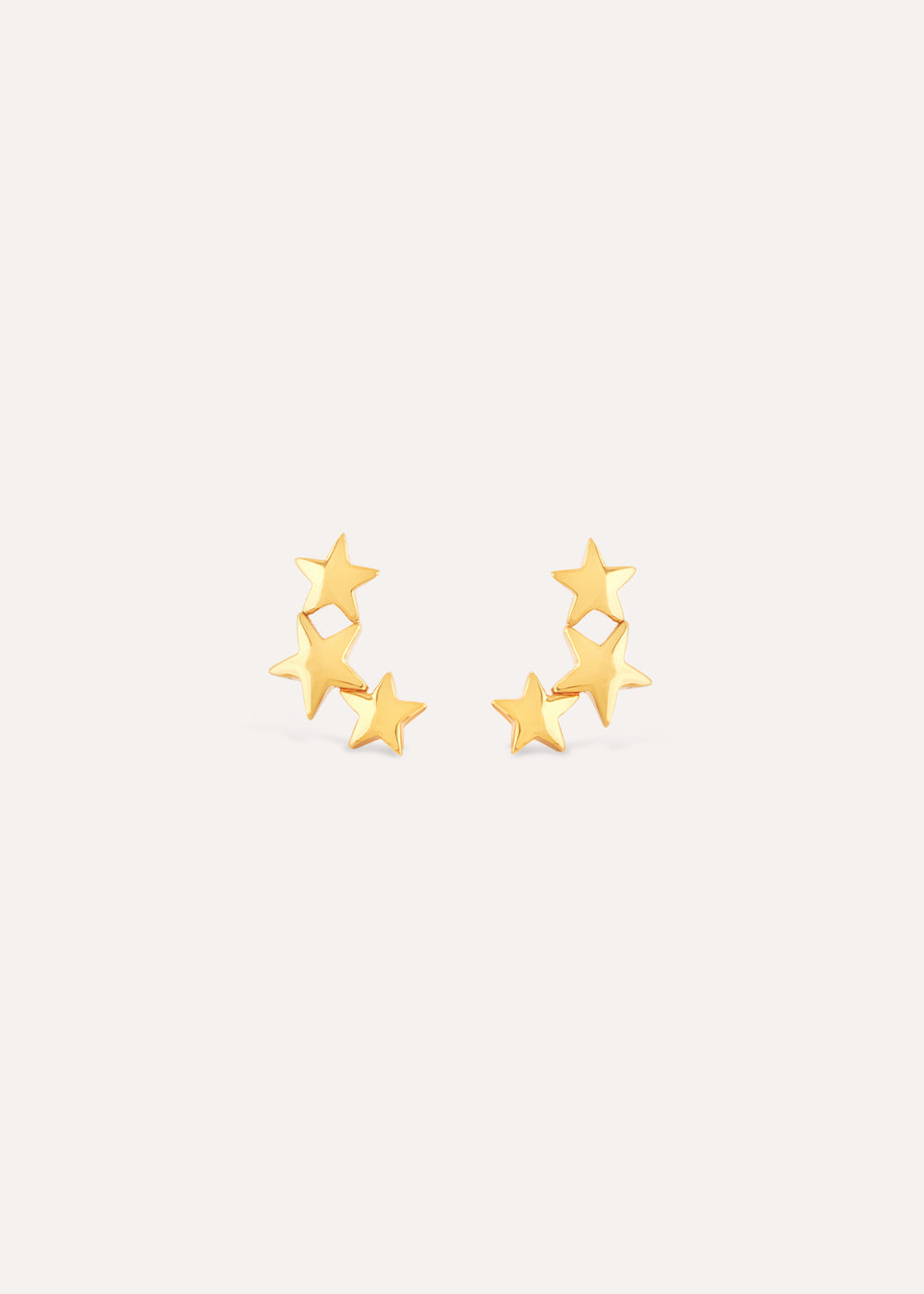 Star Trio Stud Earrings