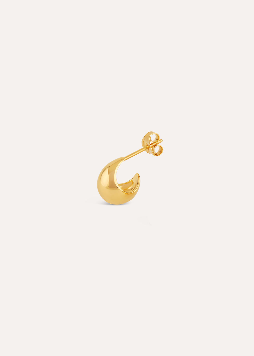 Single Scoop Mini Hoop Earring