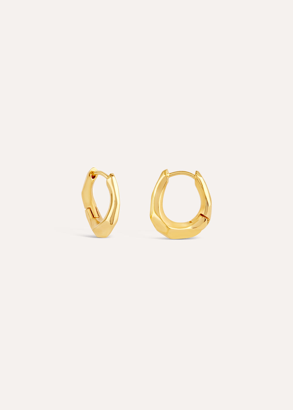 Thalassa Small & Chunky Huggie Hoop Earrings