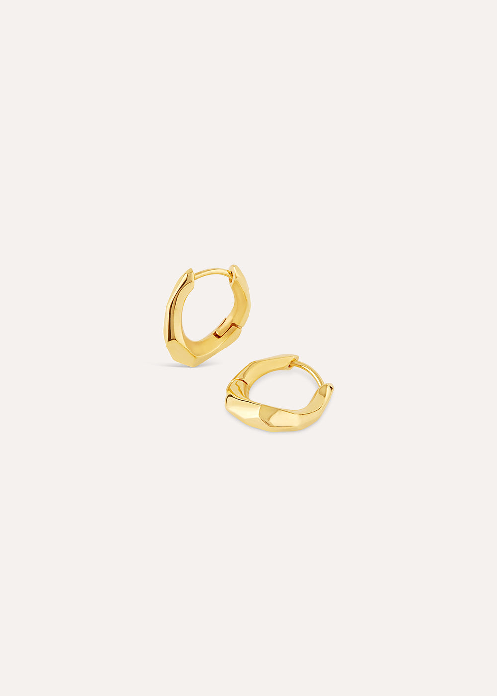 Thalassa Small & Chunky Huggie Hoop Earrings