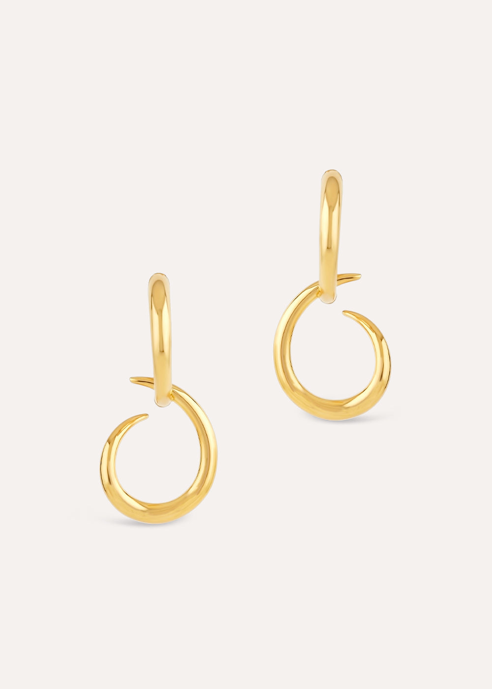 Toro Drop Hoop Earrings