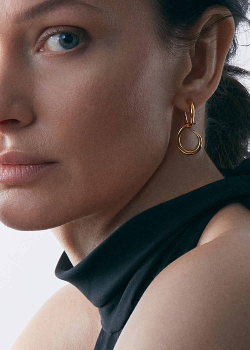 Toro Drop Hoop Earrings