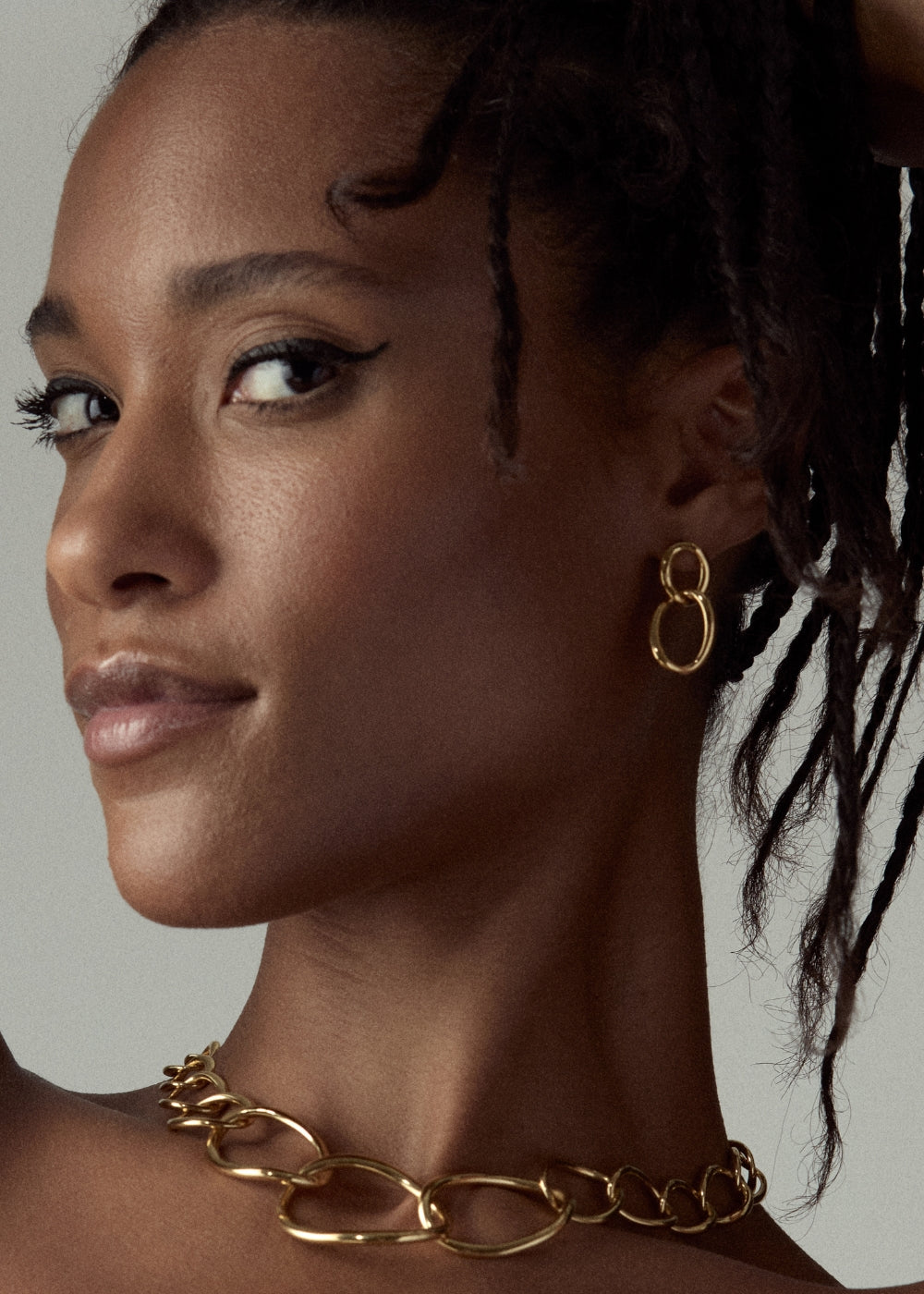 Wave Double Drop Earrings
