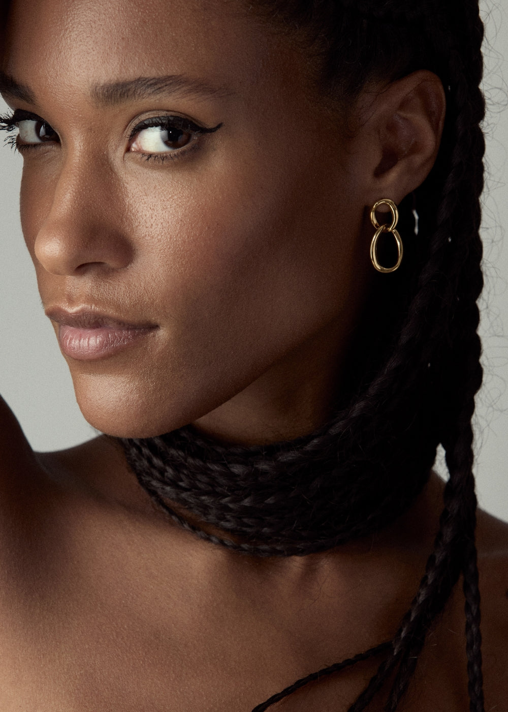 Wave Double Drop Earrings