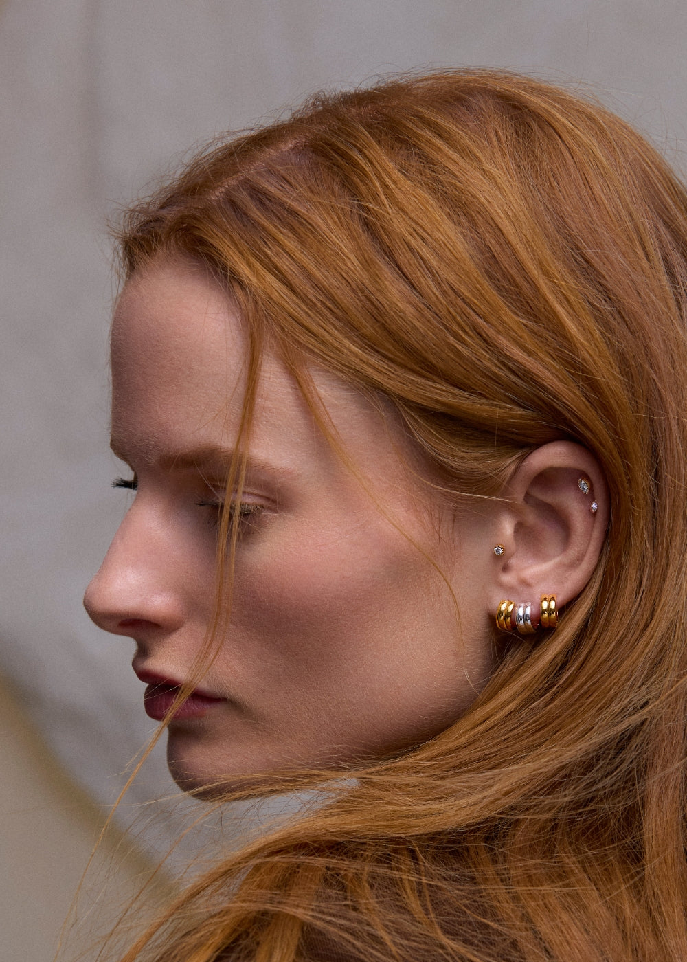 Iceni Warrior Huggie Hoop Earrings
