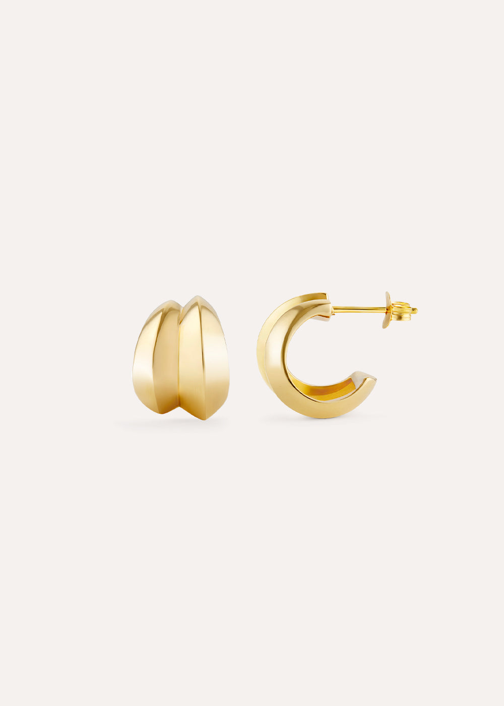 Iceni Medium Double Hoop Earrings