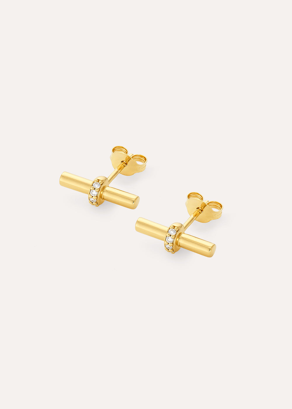 My World T-Bar Stud Earrings