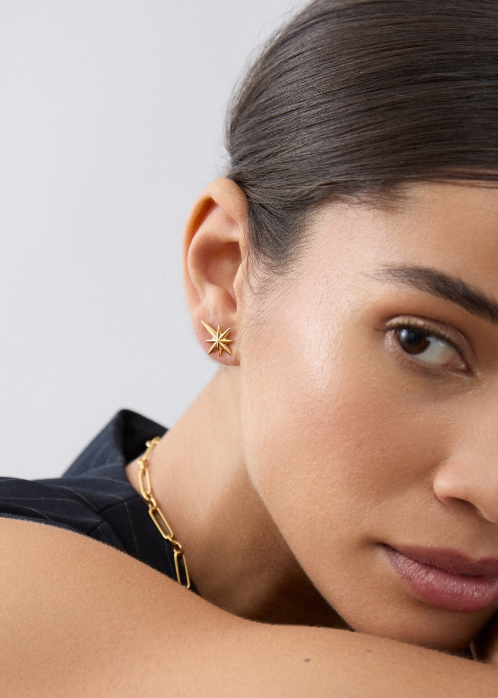 North Star Stud Earrings