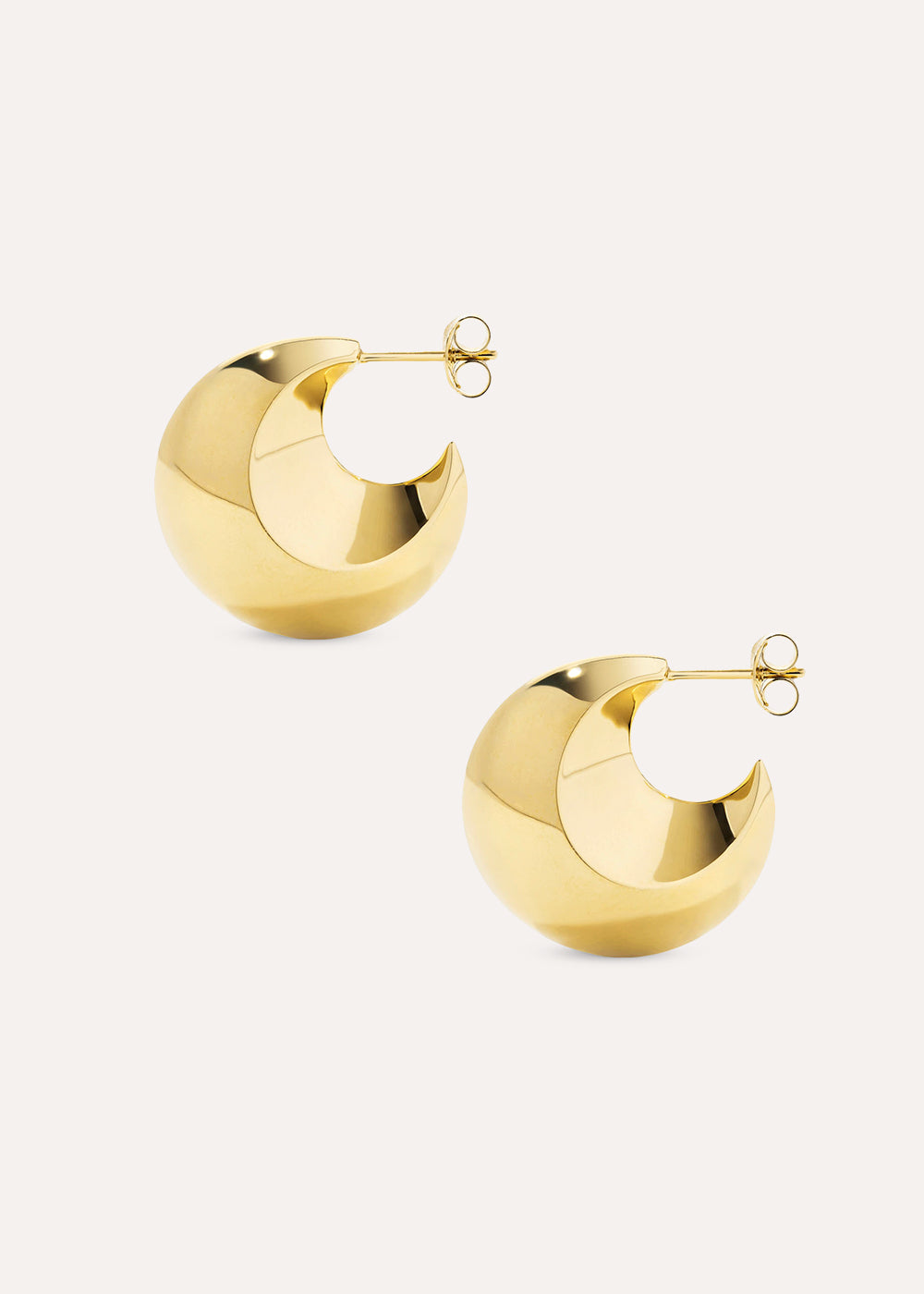 Iceni Warrior Puffy Hoop Earrings