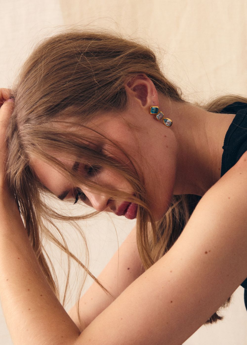 Paloma Blue Topaz Drop Earrings