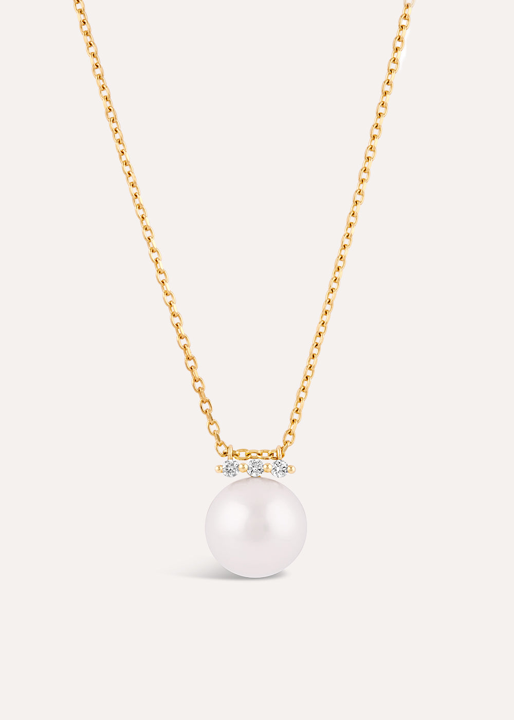 Shuga Large Pearl & Diamond Necklace