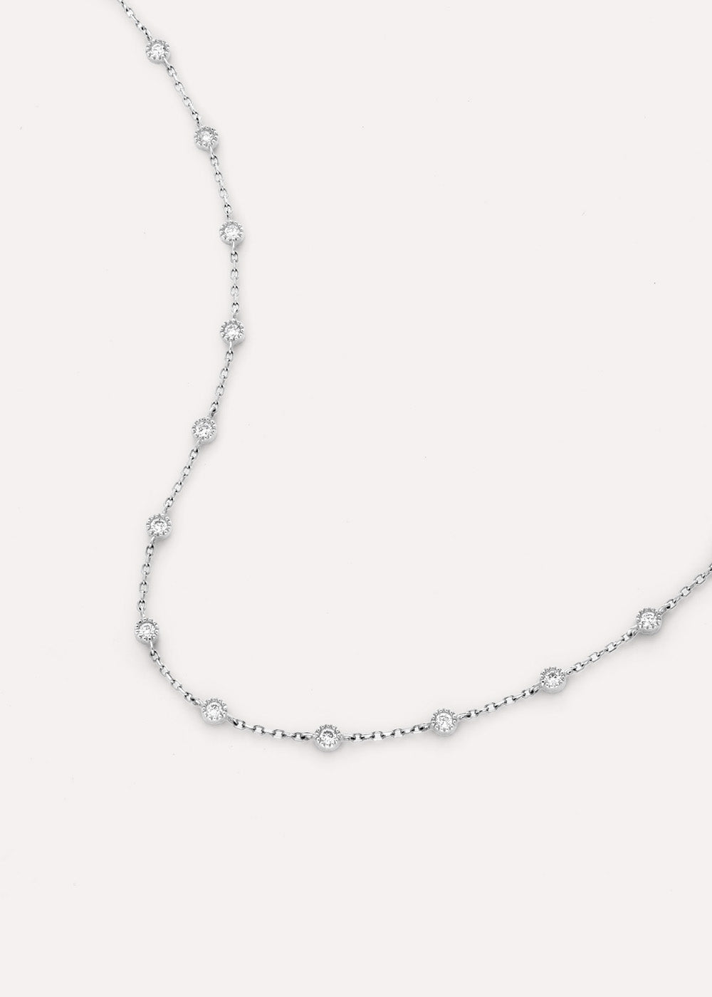 Jasmine Dotted Lab-Grown Diamond Necklace