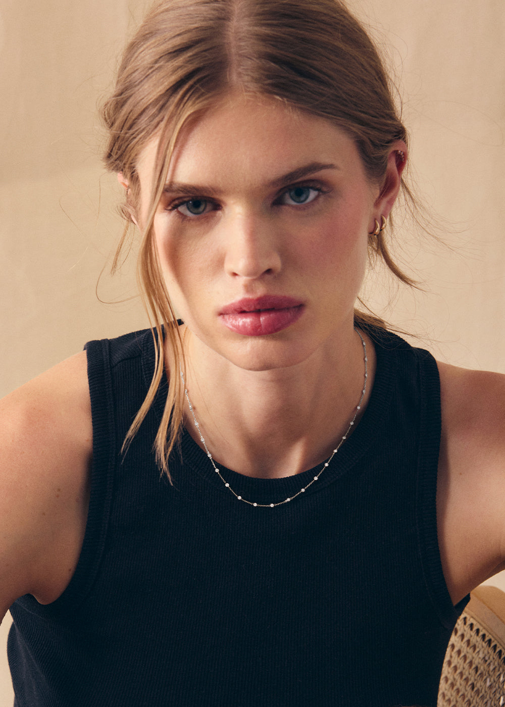 Jasmine Dotted Lab-Grown Diamond Necklace
