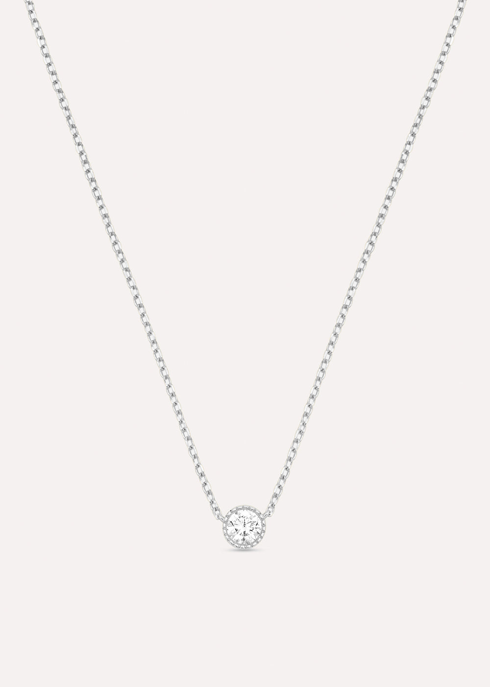 Jasmine Lab-Grown Diamond Solitaire Necklace