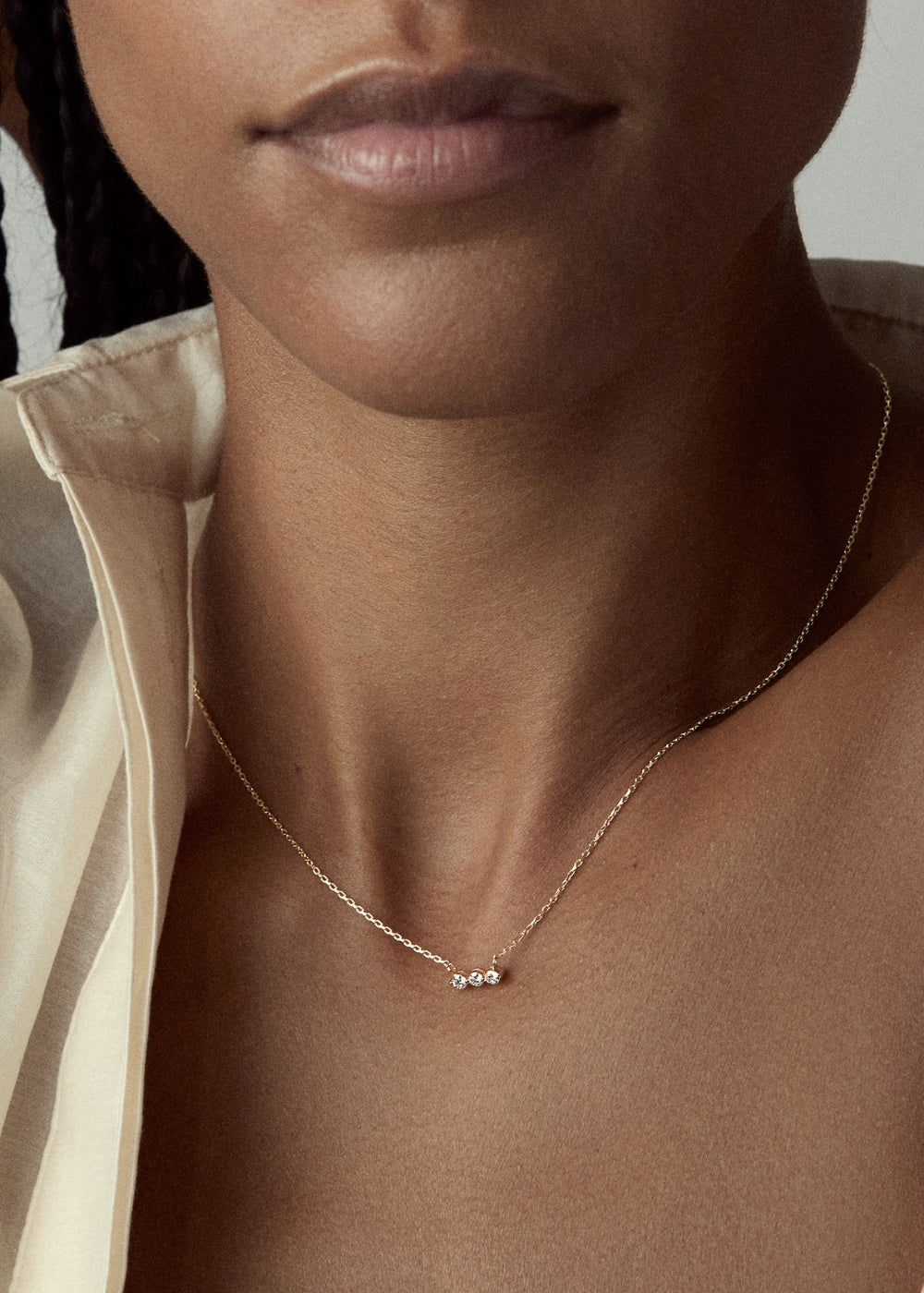 Shuga Lab-Grown Diamond Bar Necklace
