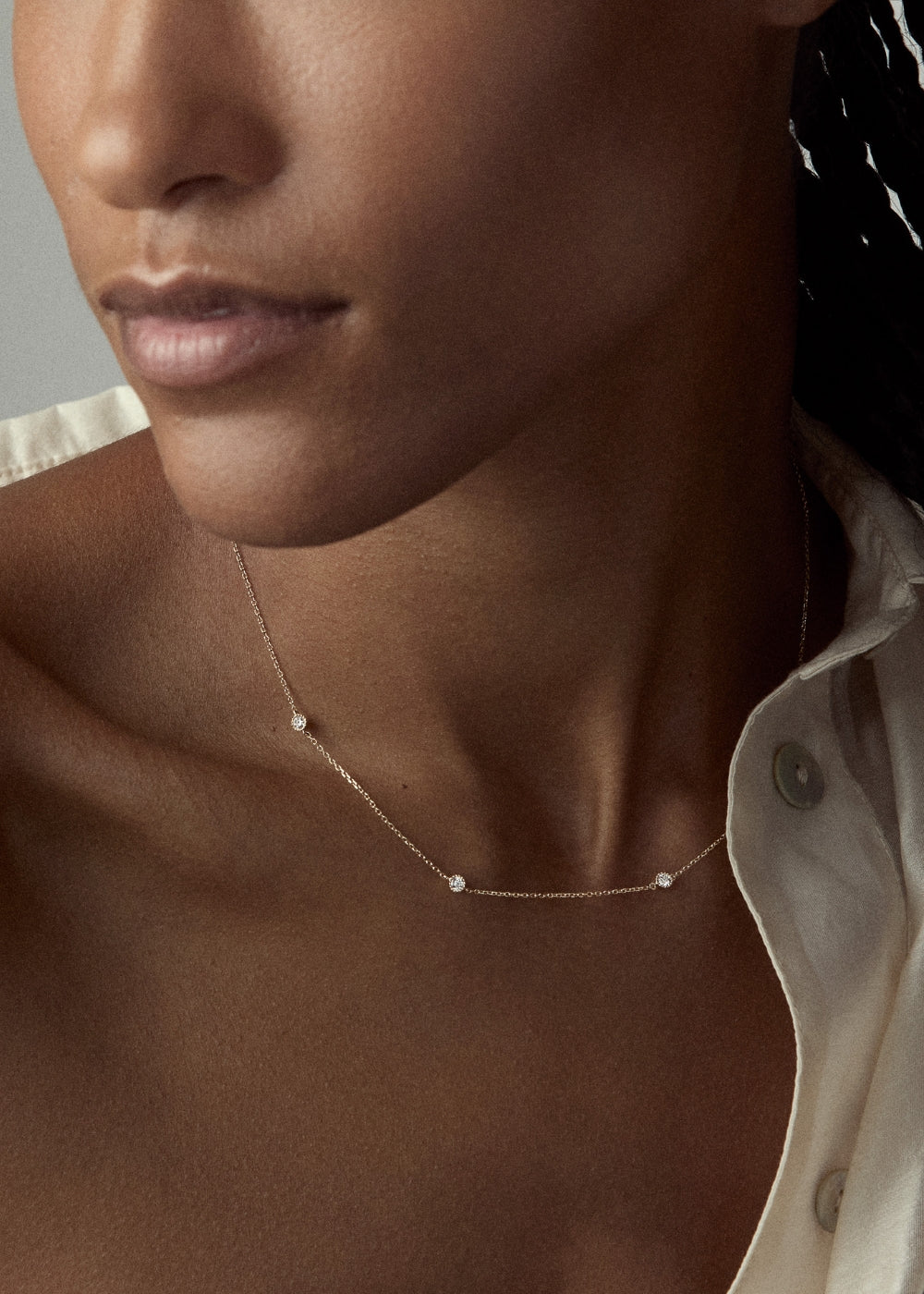 Jasmine Scattered Lab-Grown Diamond Necklace