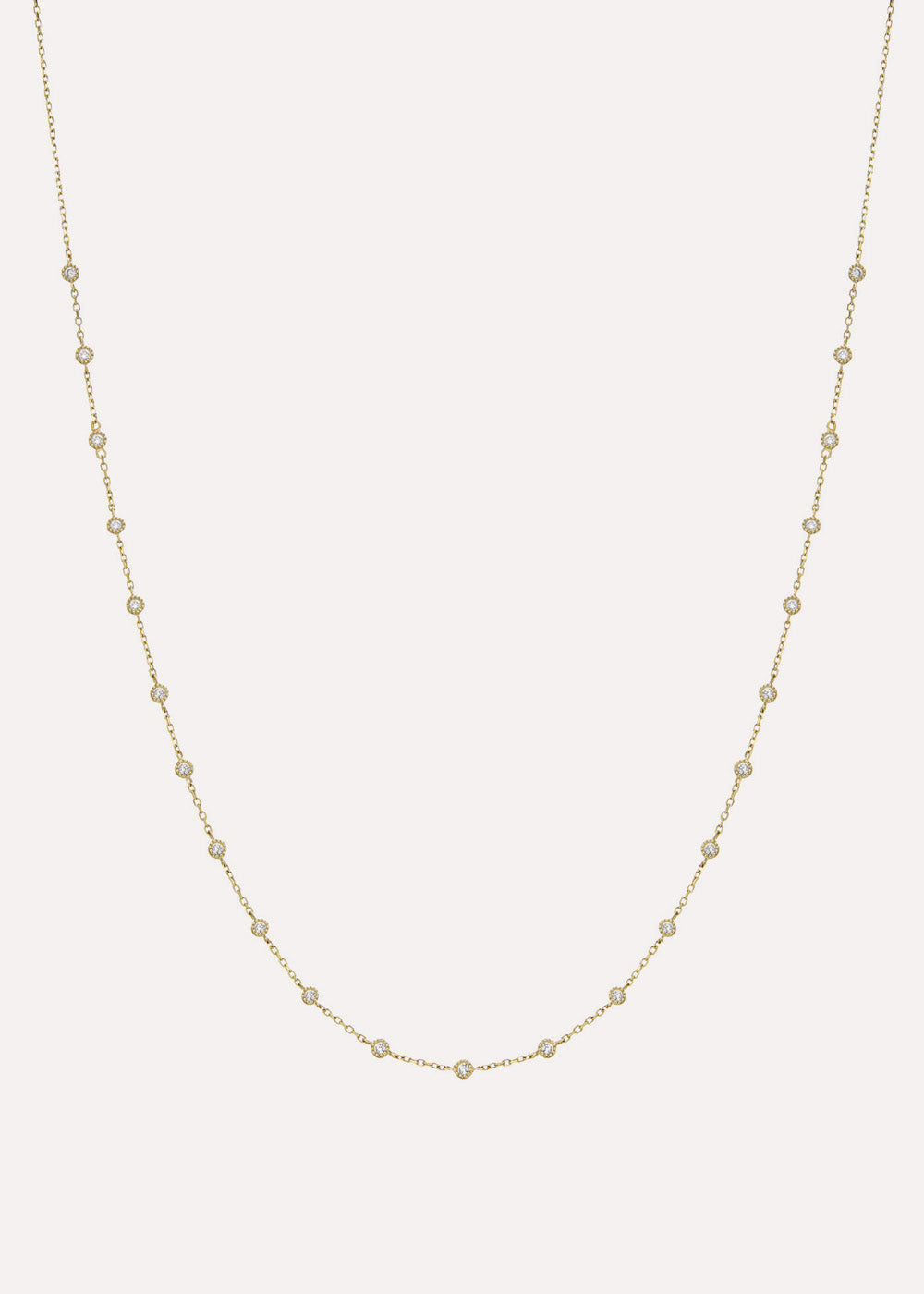 Jasmine Dotted Lab-Grown Diamond Necklace