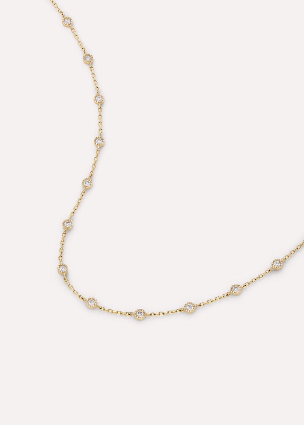 Jasmine Dotted Lab-Grown Diamond Necklace