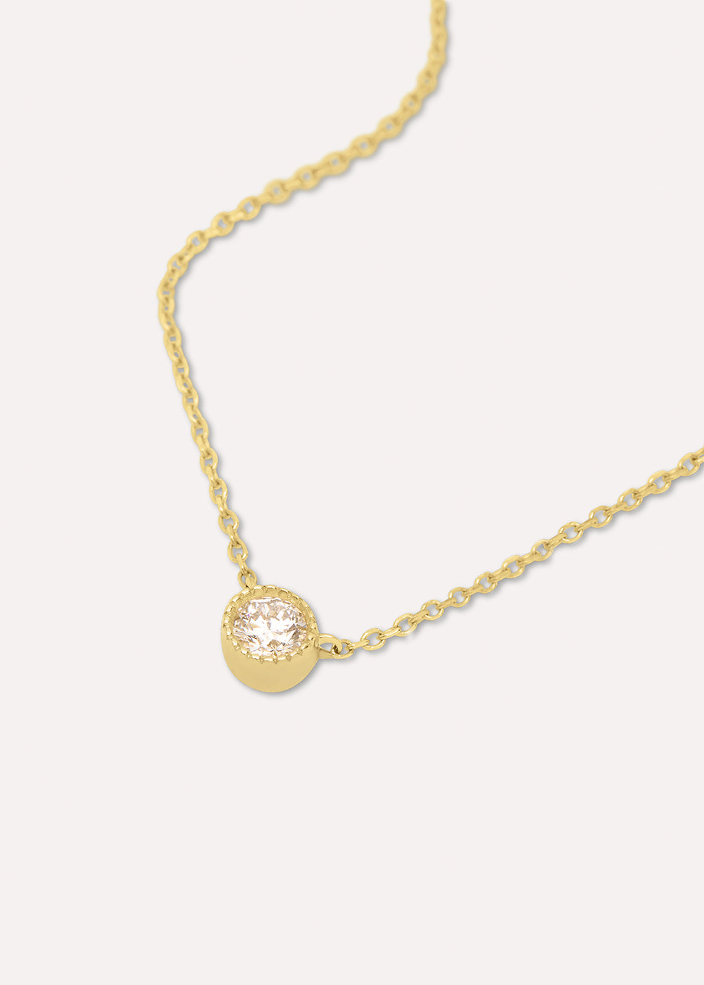 Jasmine Lab-Grown Diamond Solitaire Necklace