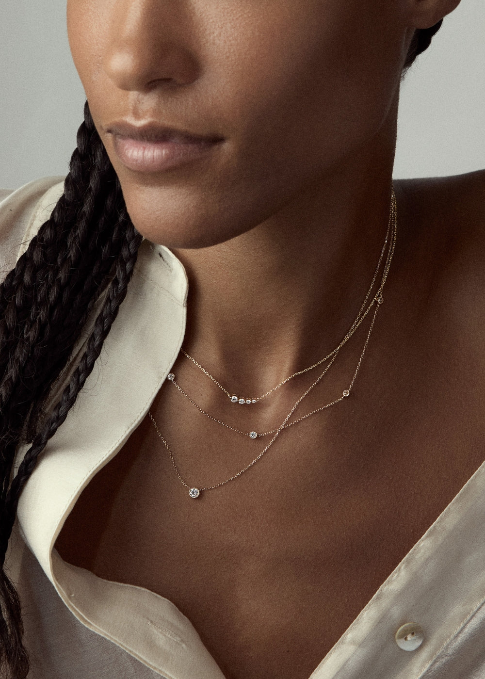 Jasmine Lab-Grown Diamond Solitaire Necklace