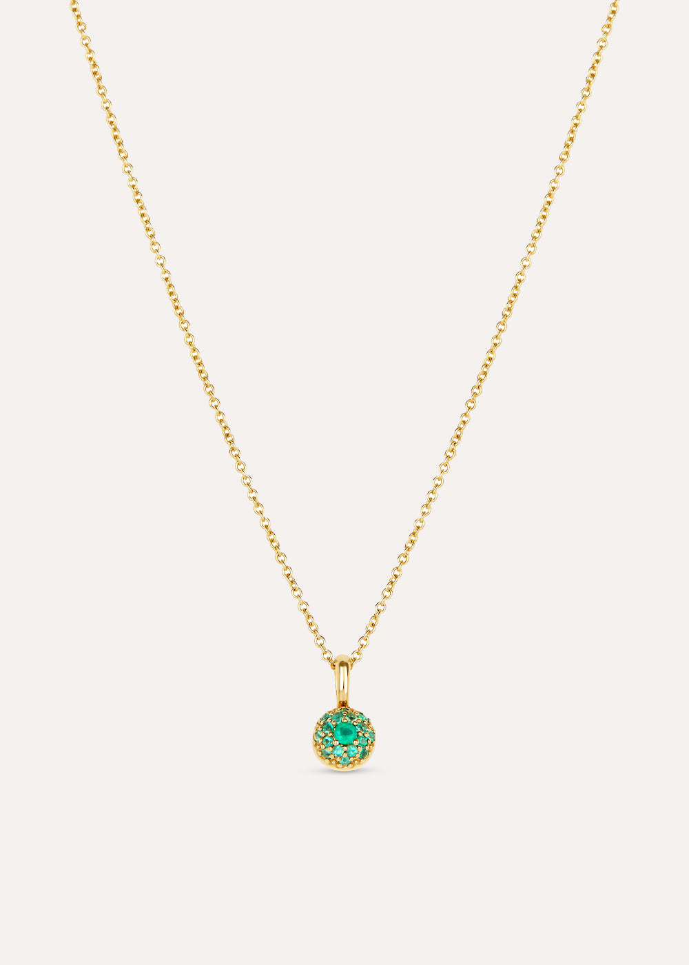 Emerald Bon Bon Necklace