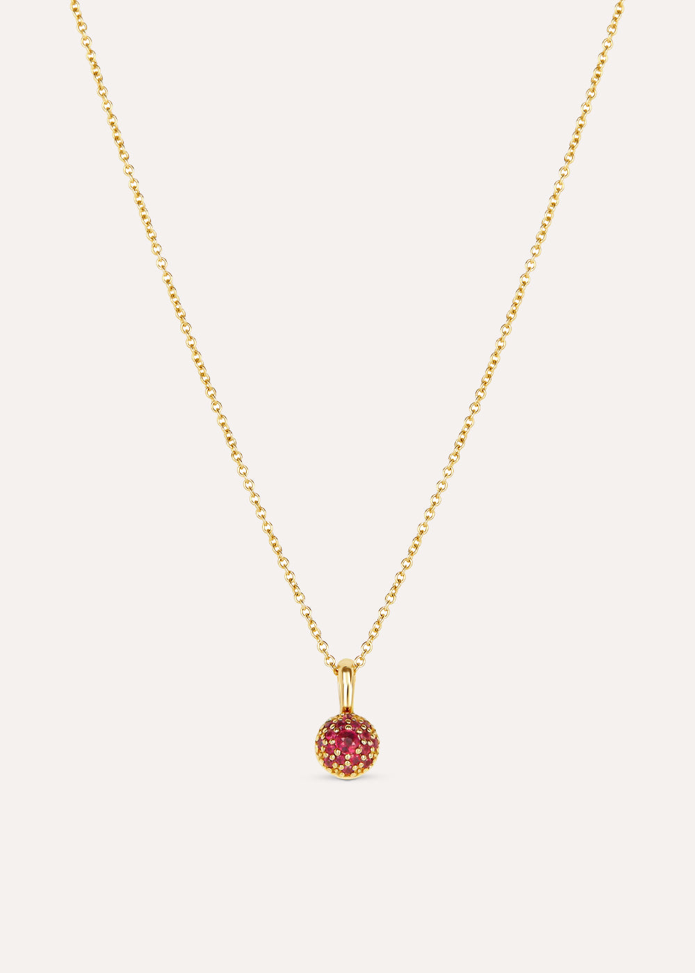 Ruby Bon Bon Necklace
