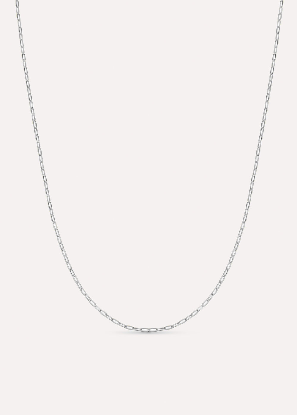 Mini Paperclip Chain Necklace